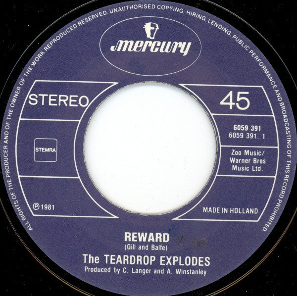 The Teardrop Explodes -Reward