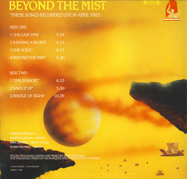 Robin Trower -Beyond The Mist