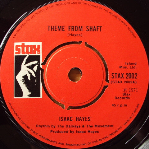 Isaac Hayes -Theme From Shaft / Do Your Thing