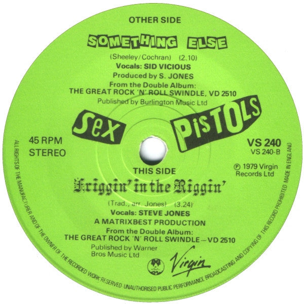 Sex Pistols -Something Else