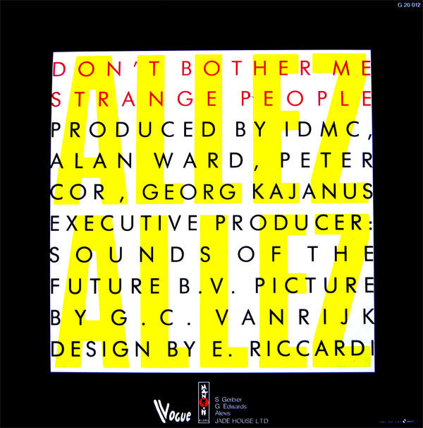 Allez Allez -Don't Bother Me / Strange People