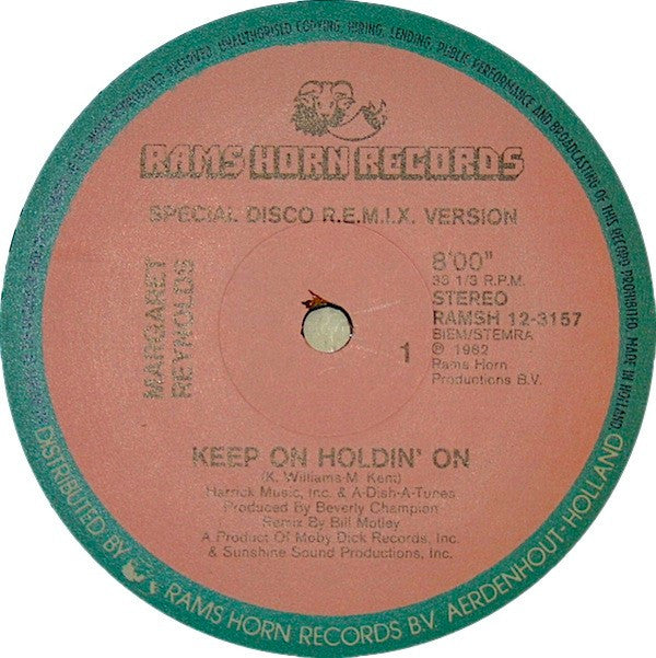 Margaret Reynolds -Keep On Holdin' On