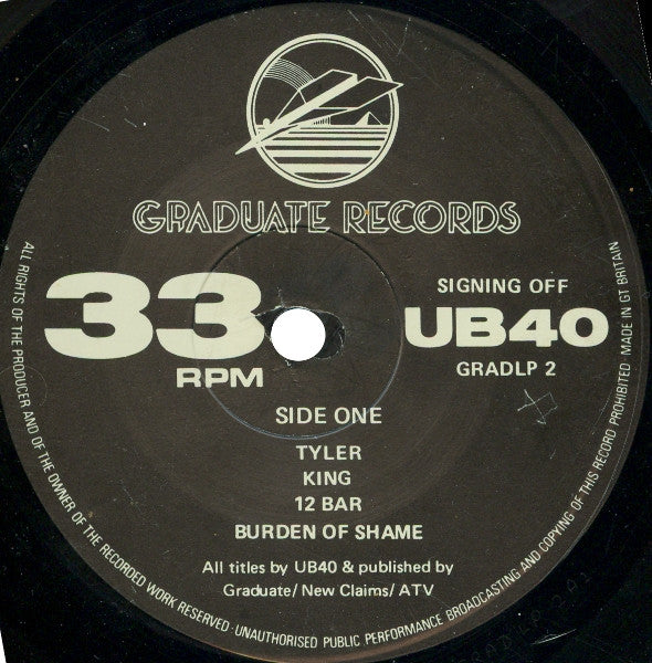 UB40 -Signing Off