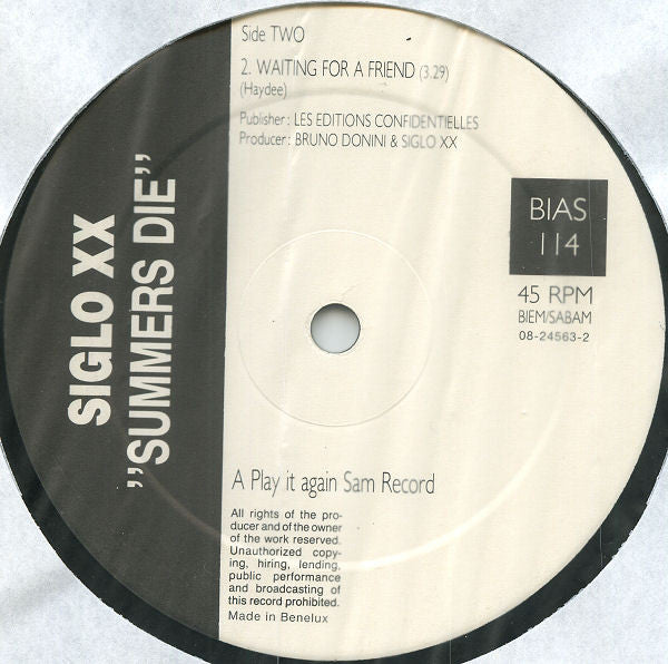 Siglo XX -Summers Die