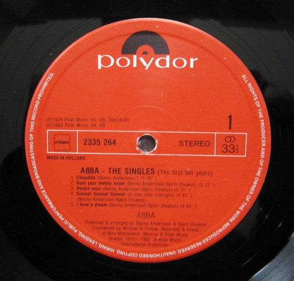 ABBA - The Singles - The First Ten Years