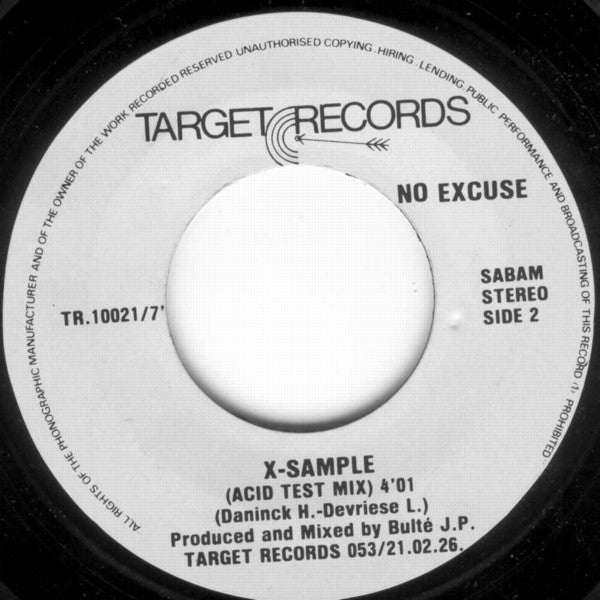 No Excuse -X-Sample
