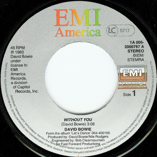 David Bowie -Without You