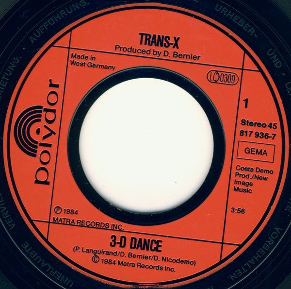 Trans-X -3-D Dance (Remix)