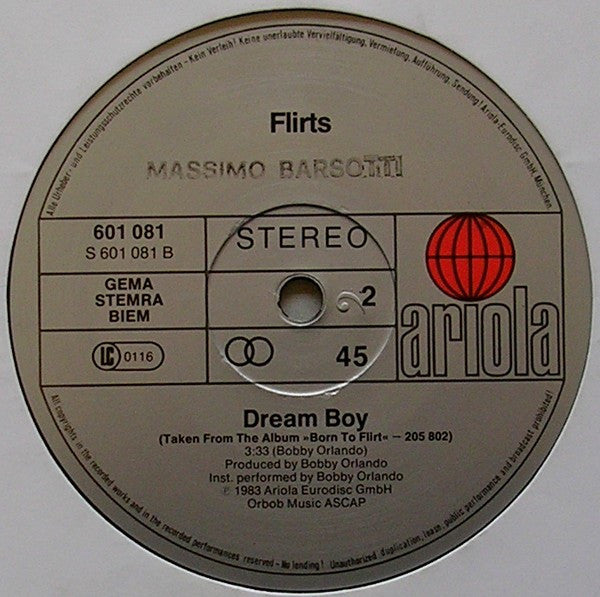 The Flirts -Danger / Dream Boy