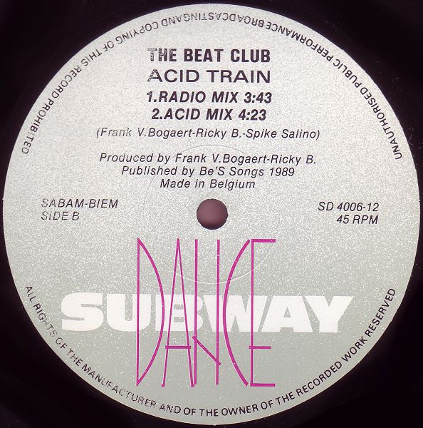 The Beat Club (2) - Acid Train