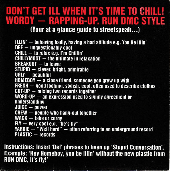 Run D.M.C.* -You Be Illin' / Hit It Run