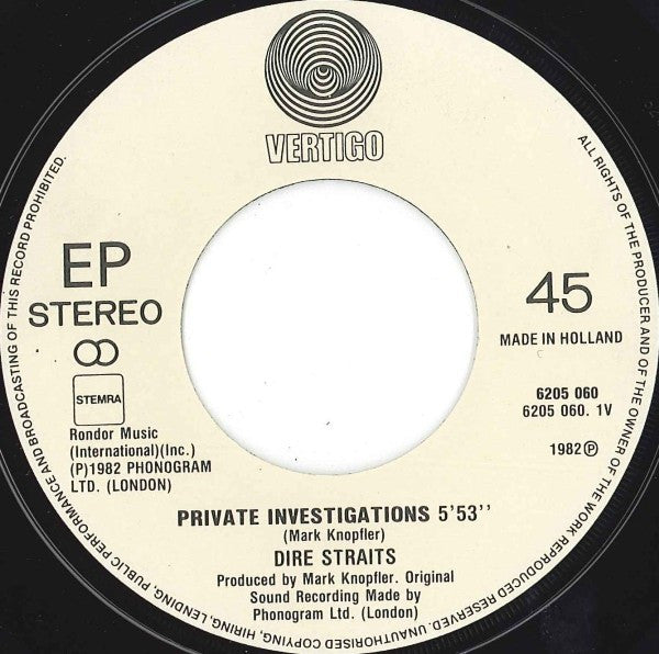 Dire Straits -Private Investigations