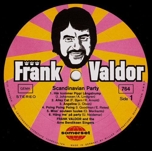 Frank Valdor And The Arne Bendiksen Singers -Scandinavian Party