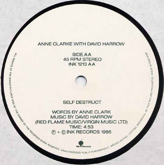 Anne Clark With David Harrow -Sleeper In Metropolis