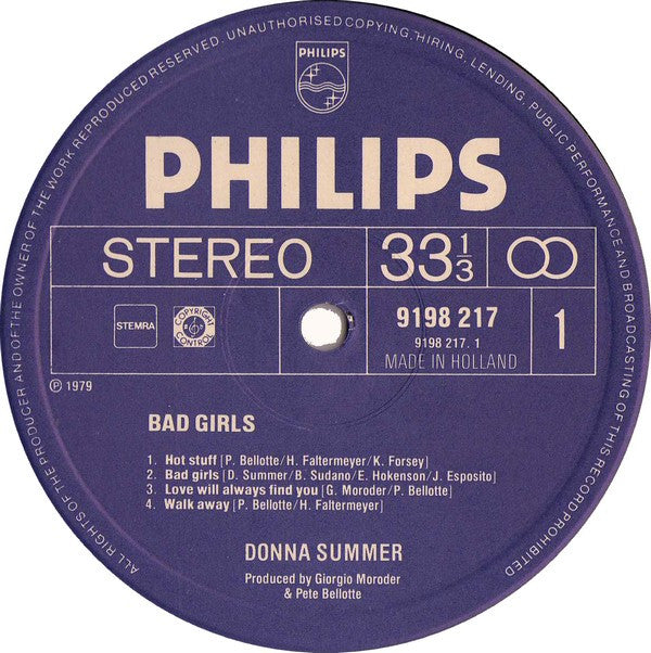 Donna Summer -Bad Girls