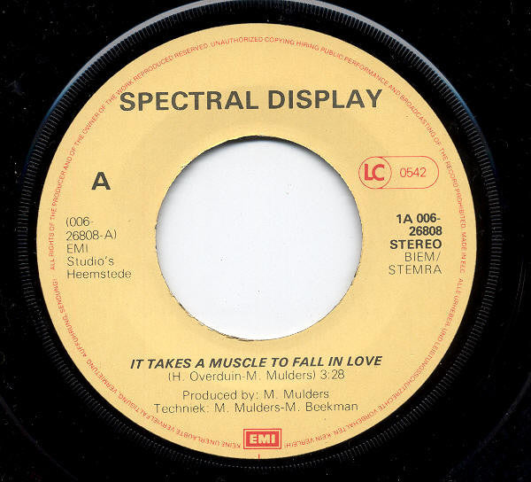 Spectral Display -It Takes A Muscle To Fall In Love