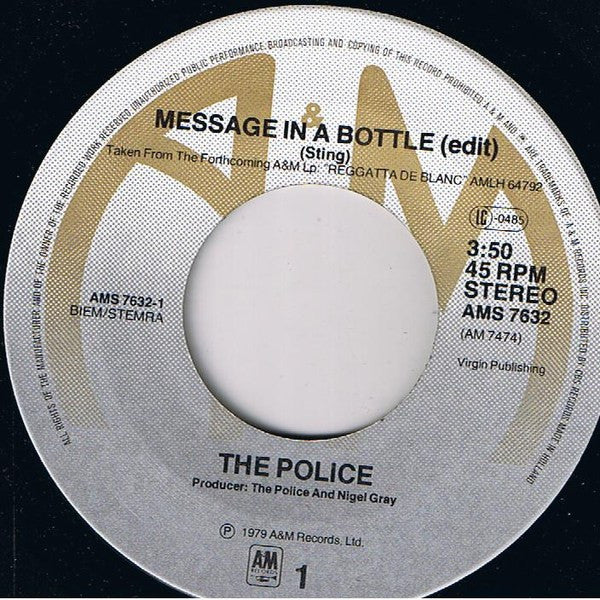 The Police -Message In A Bottle