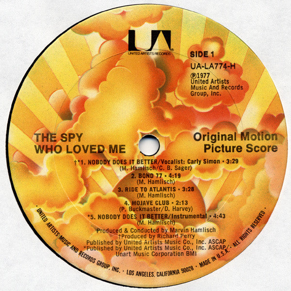 Marvin Hamlisch -The Spy Who Loved Me (Original Motion Picture Score)