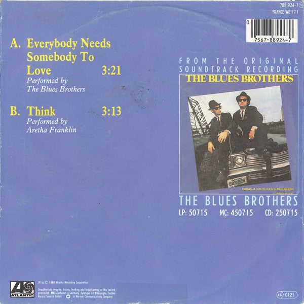 The Blues Brothers -Everybody Needs Somebody To Love