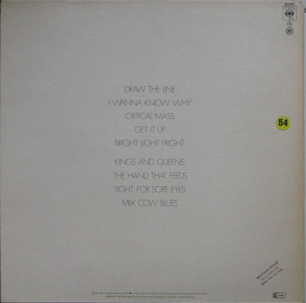 Aerosmith - Draw The Line