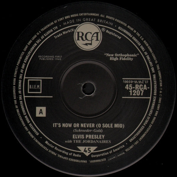 Elvis Presley -It's Now Or Never (O Sole Mio)