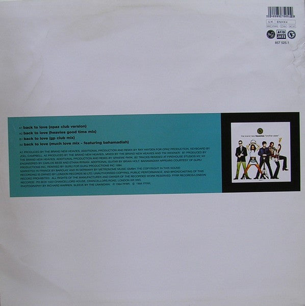 The Brand New Heavies -Back To Love