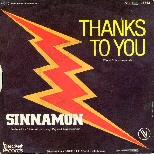 Sinnamon -Thanks To You
