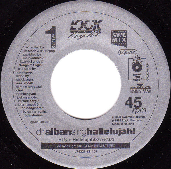 Dr. Alban -Sing Hallelujah!