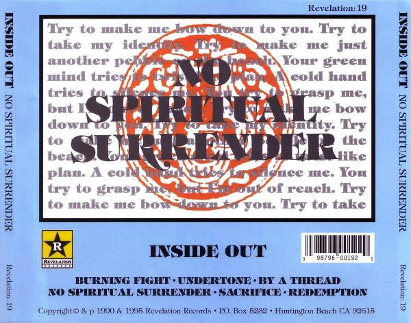 Inside Out (2) -No Spiritual Surrender