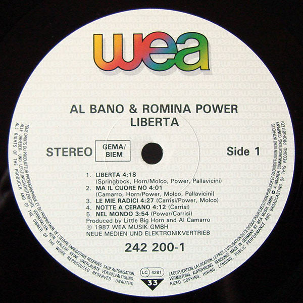 Al Bano & Romina Power -Libertà!