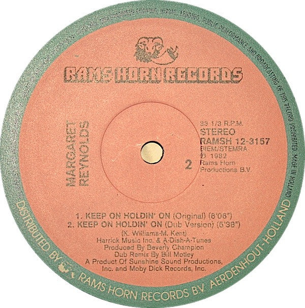 Margaret Reynolds -Keep On Holdin' On