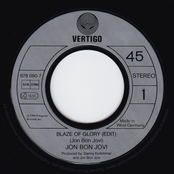 Jon Bon Jovi -Blaze Of Glory