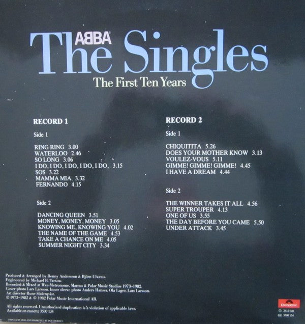ABBA - The Singles - The First Ten Years
