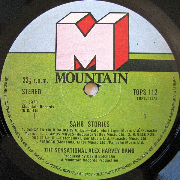 The Sensational Alex Harvey Band -SAHB Stories