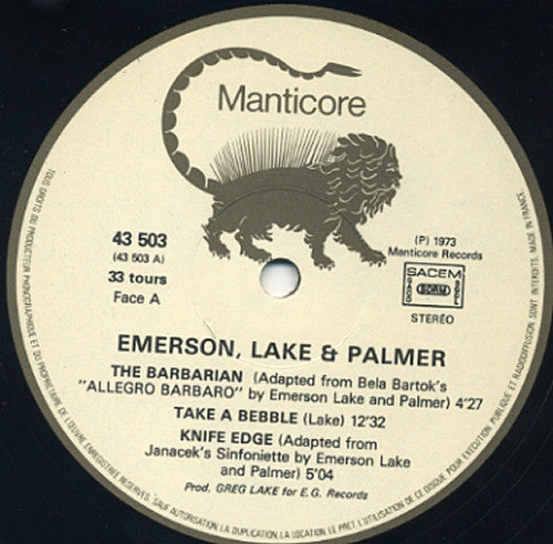 Emerson Lake & Palmer* -Emerson Lake & Palmer
