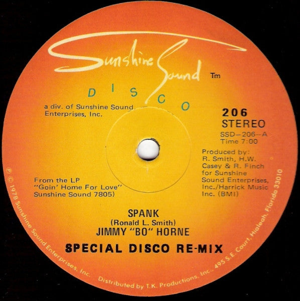 Jimmy "Bo" Horne -Spank (Special Disco Re-Mix)