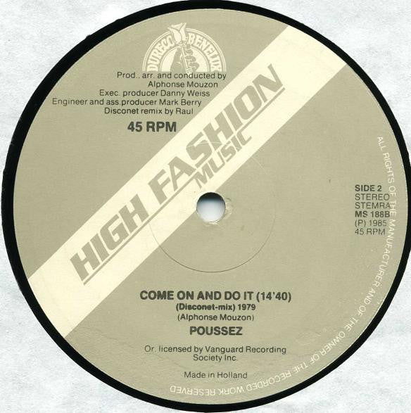 Poussez! -Come On And Do It (Erotic Mix By Ben Liebrand Including Disconet Mix)