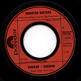 Chanter Sisters -Cuckoo - Cuckoo