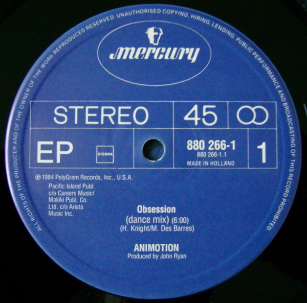Animotion -Obsession (Dance Mix)