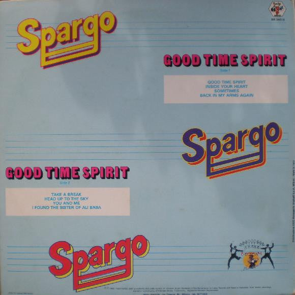 Spargo -Good Time Spirit