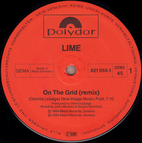 Lime (2) -On The Grid (Remix)