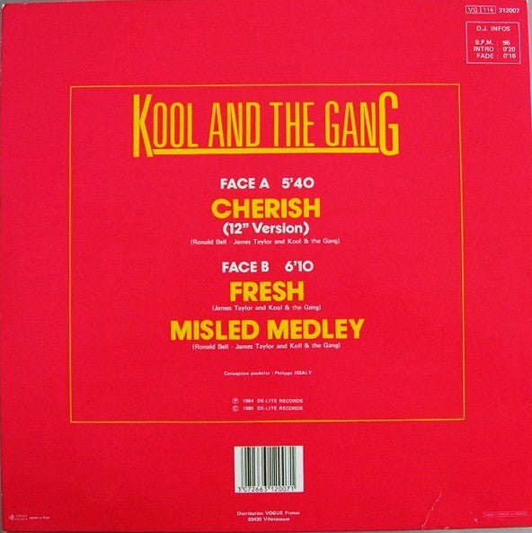 Kool & The Gang -Cherish / Fresh - Misled Medley