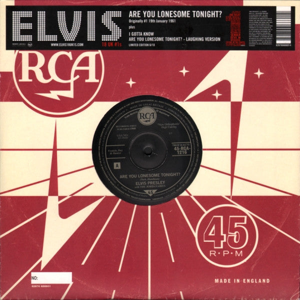 Elvis* -Are You Lonesome Tonight?