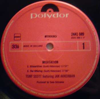 Tony Scott (2) Featuring Jan Akkerman - Meditation