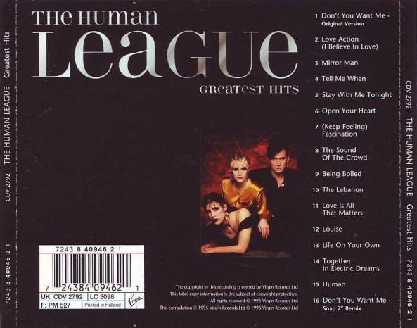 The Human League -Greatest Hits
