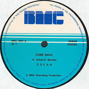 Zzolan* -Come Back