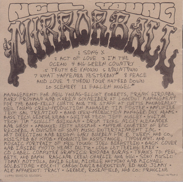 Neil Young -Mirror Ball