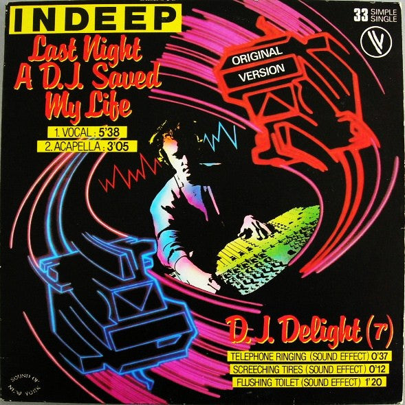 Indeep -Last Night A D.J. Saved My Life (Original Version)