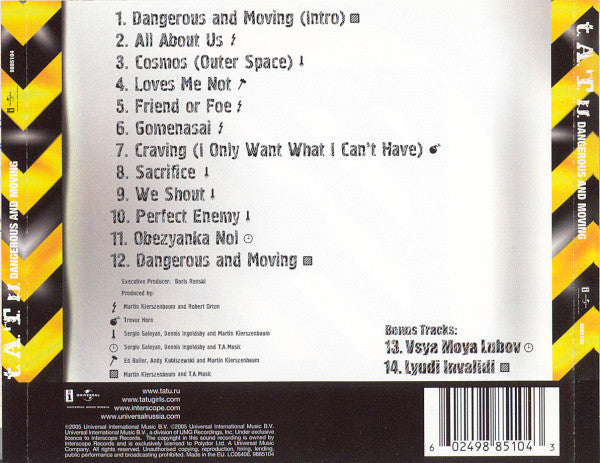 t.A.T.u. -Dangerous And Moving