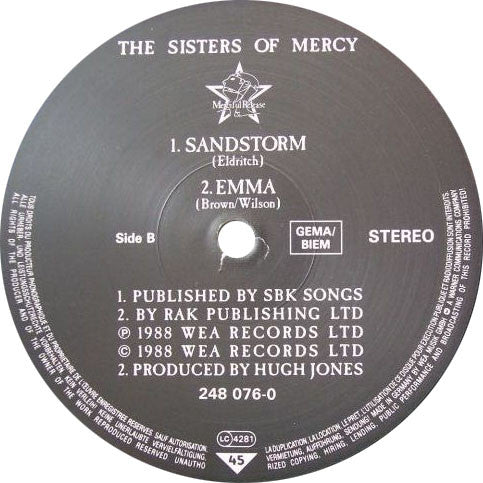 The Sisters Of Mercy -Dominion